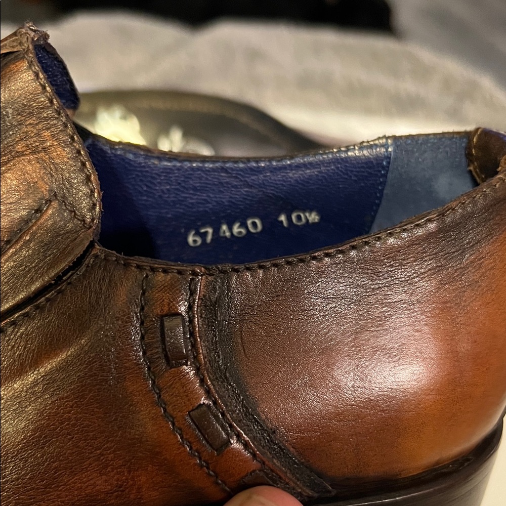 Mark Nason Brown Leather Loafers - Picture 8 of 8